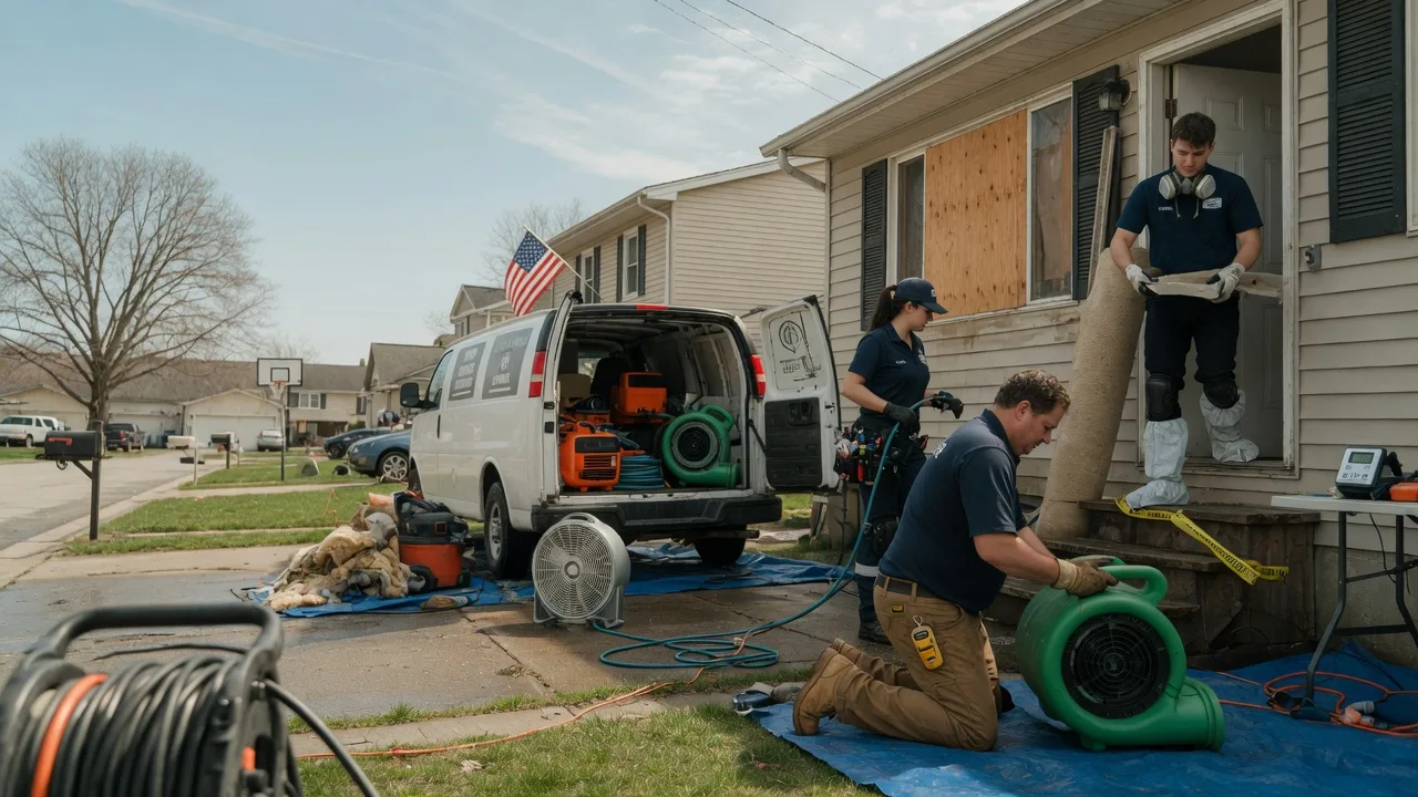 Water Damage Restoration in Mount Carroll, IL near me